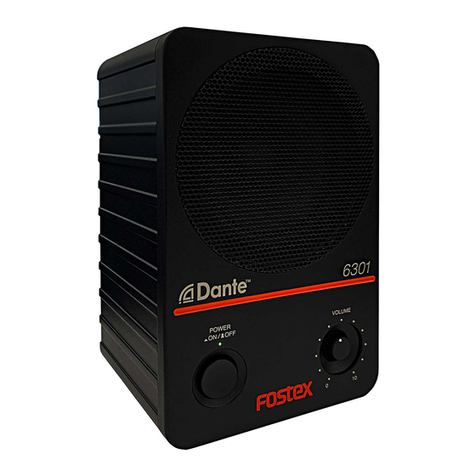 Fostex 6301DT owner's manual