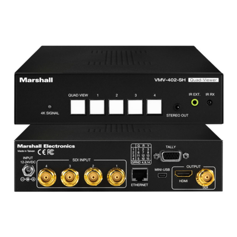 Marshall Amplification VMV-402-SH user manual