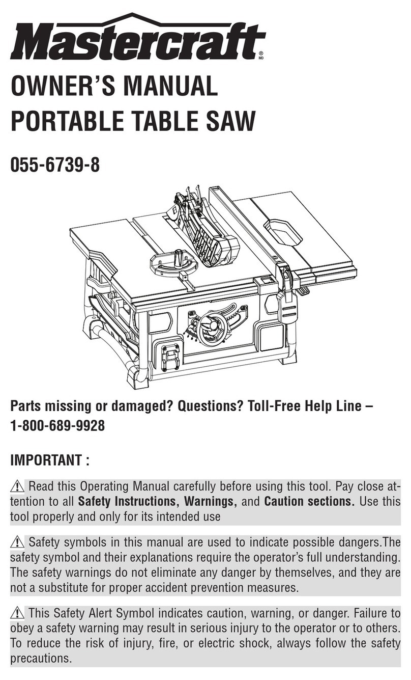 MasterCraft 055-6739-8 owner's manual