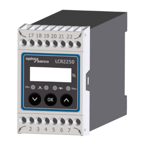 Spirax Sarco LCR2250 User manual