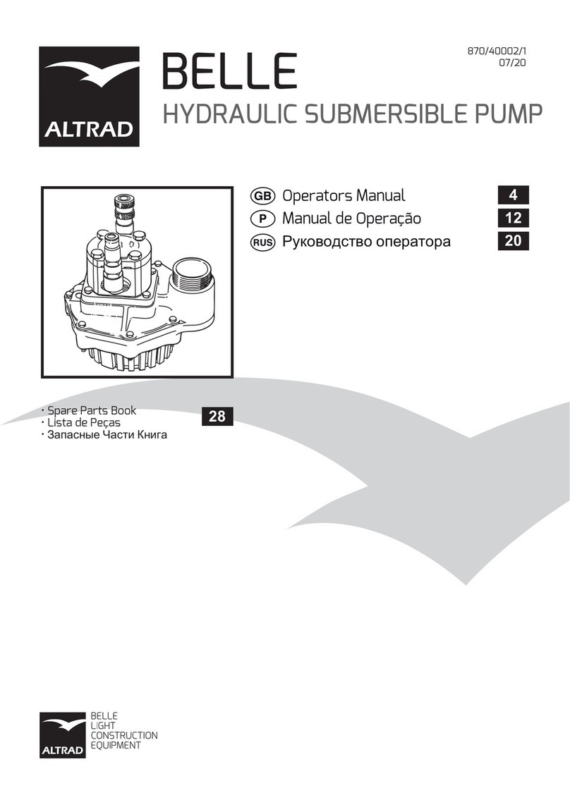 Altrad BELLE 2322-C Operator's manual