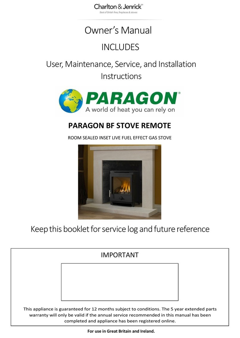 Charlton & Jenrick Paragon Core BF Remote Control owner's manual