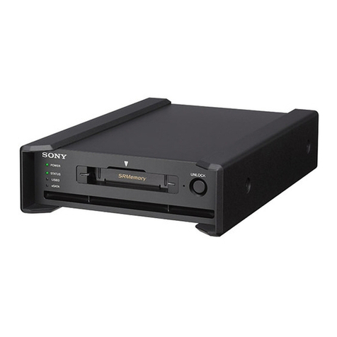 Sony SR-D1 Operation manual