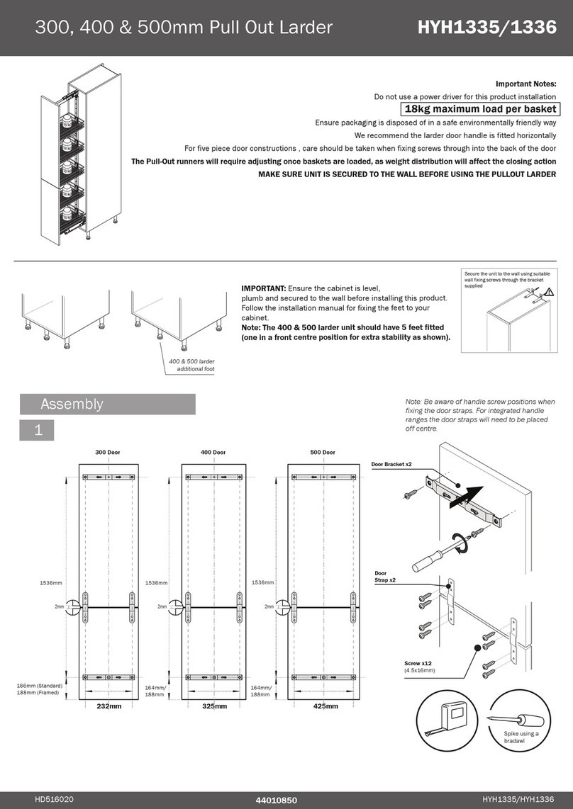 Howdens HYH1335 quick guide