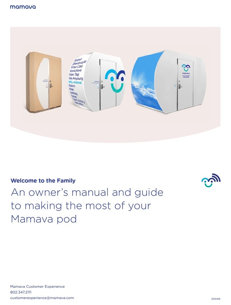 Mamava lactation pod owner's manual