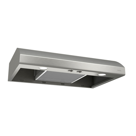 NuTone AHSA1 Series Instruction and safety manual