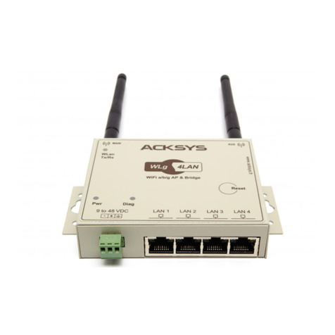 Acksys WLg-4LAN quick start