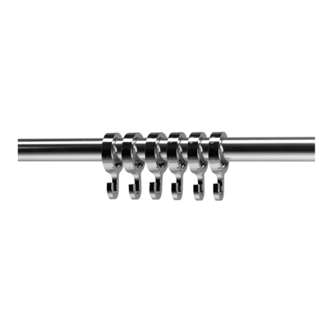 Croydex Luxury Round Shower Curtain Rod AD116541 User manual Croydex Luxury Round Shower Curtain Rod AD116541 User manual