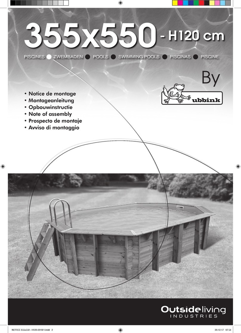 Outside Living Industries Ubbink OCEA Note of assembly