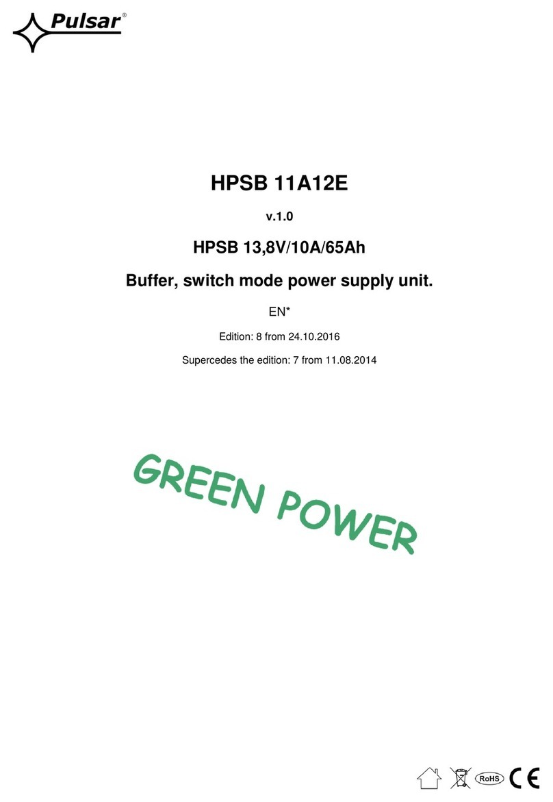 Pulsar HPSB 11A12E manual