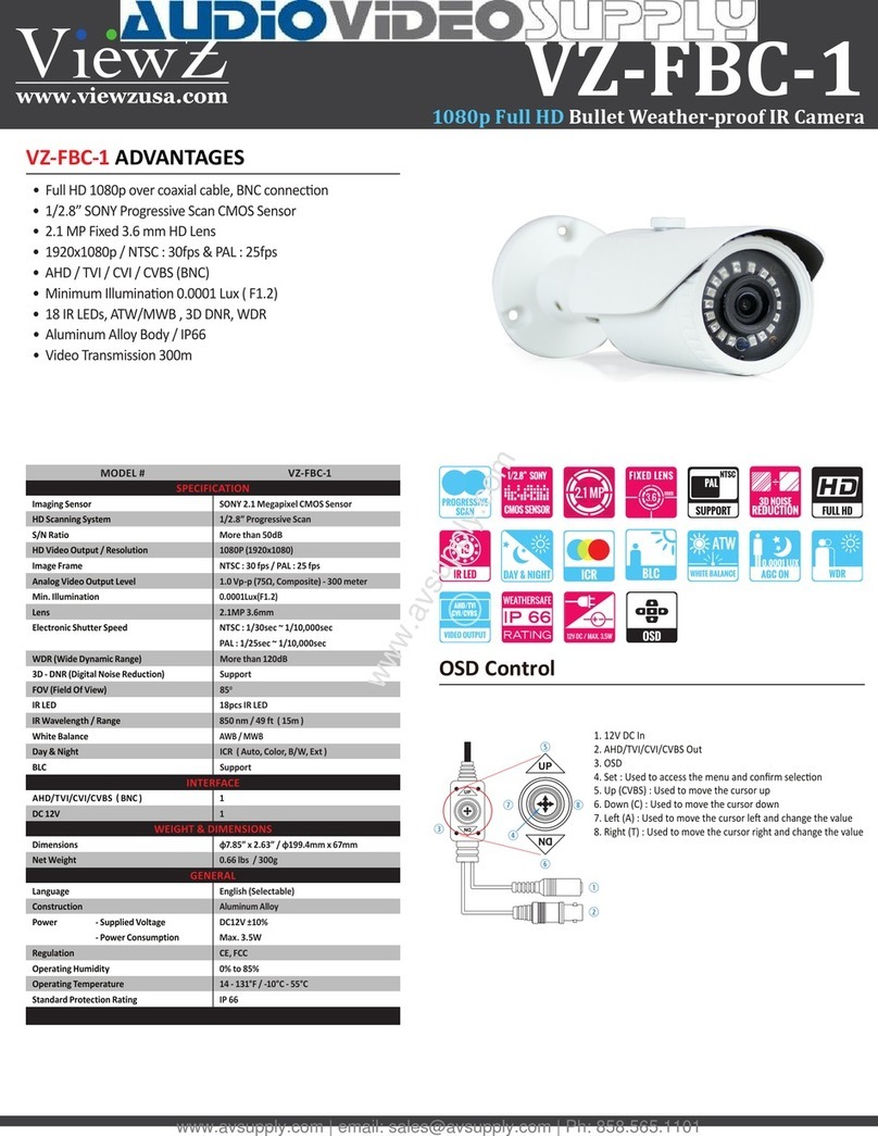 ViewZ VZ-FBC-1 quick start guide