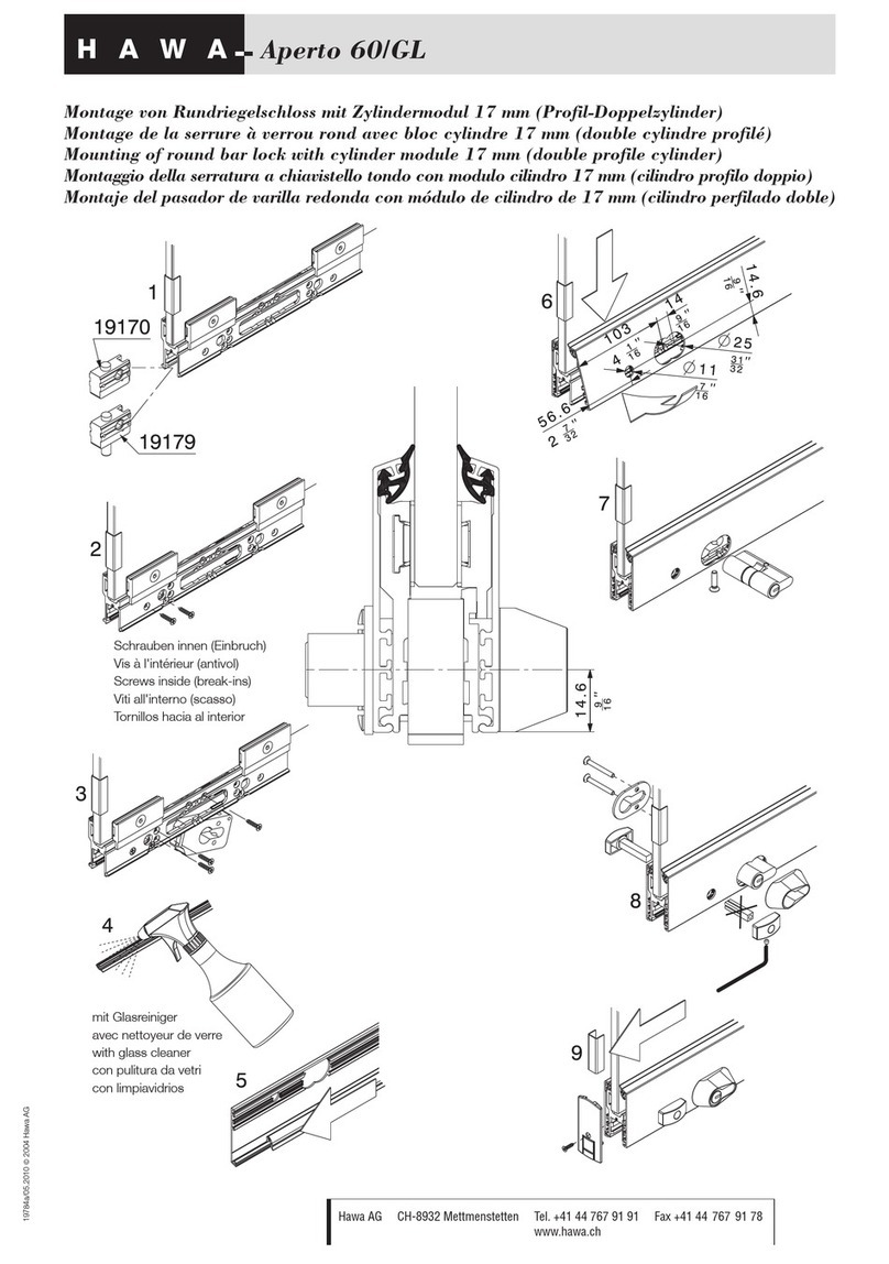 hawa Aperto 60/GL Mounting
