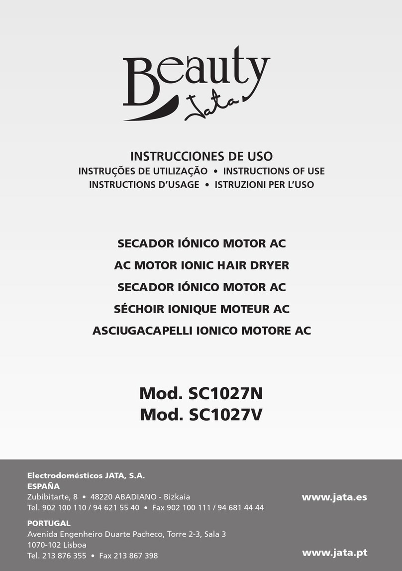 BEAUTY JATA SC1027N Instructions of use