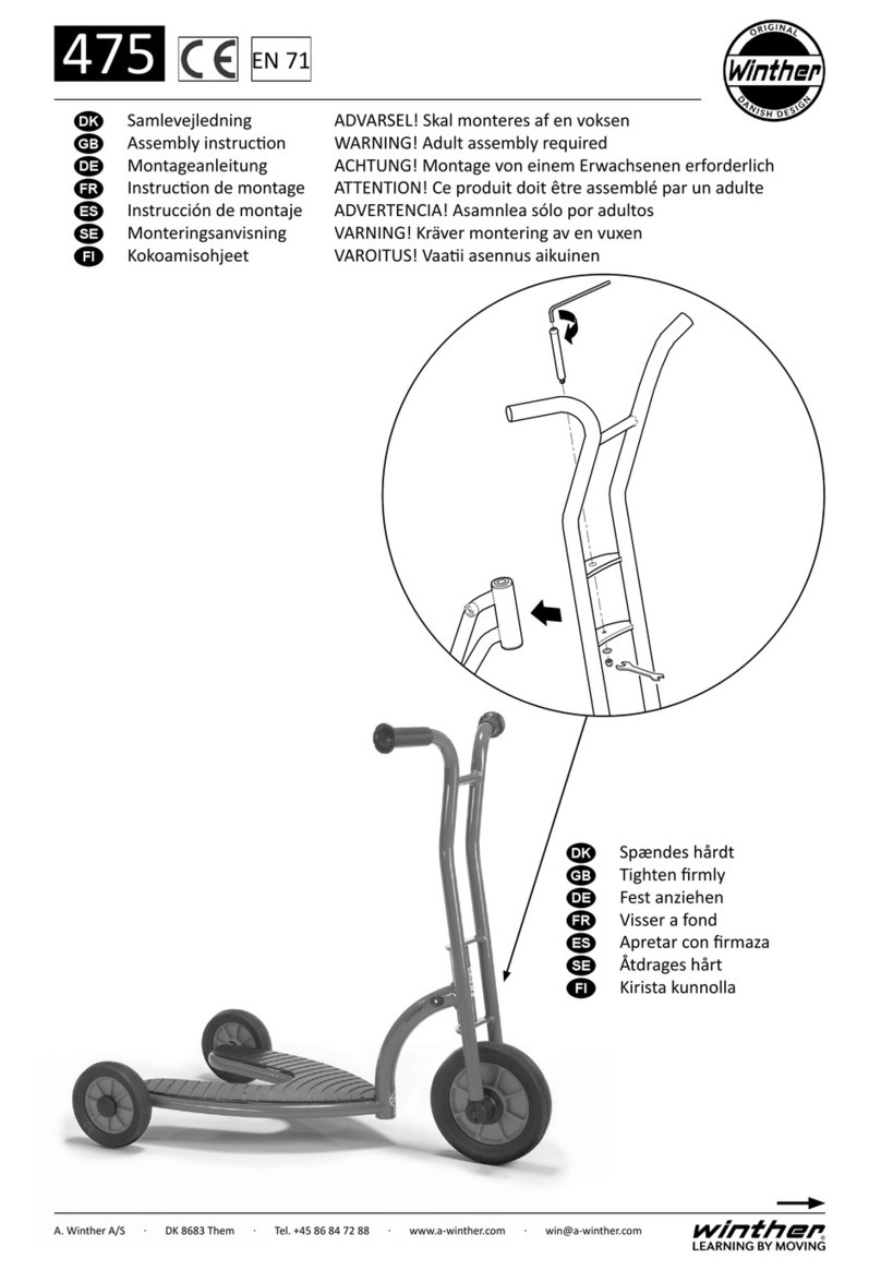Winther 475 Assembly instruction
