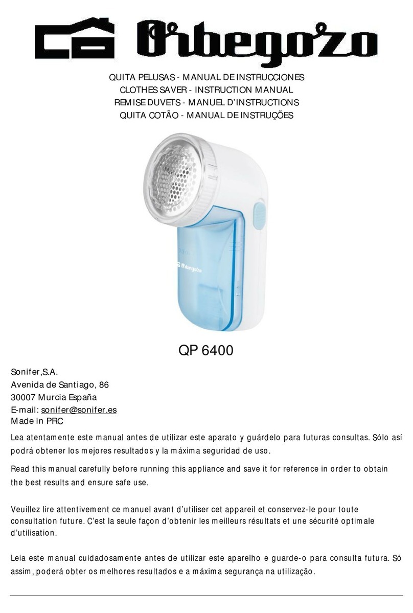 Orbegozo QP 6400 User manual