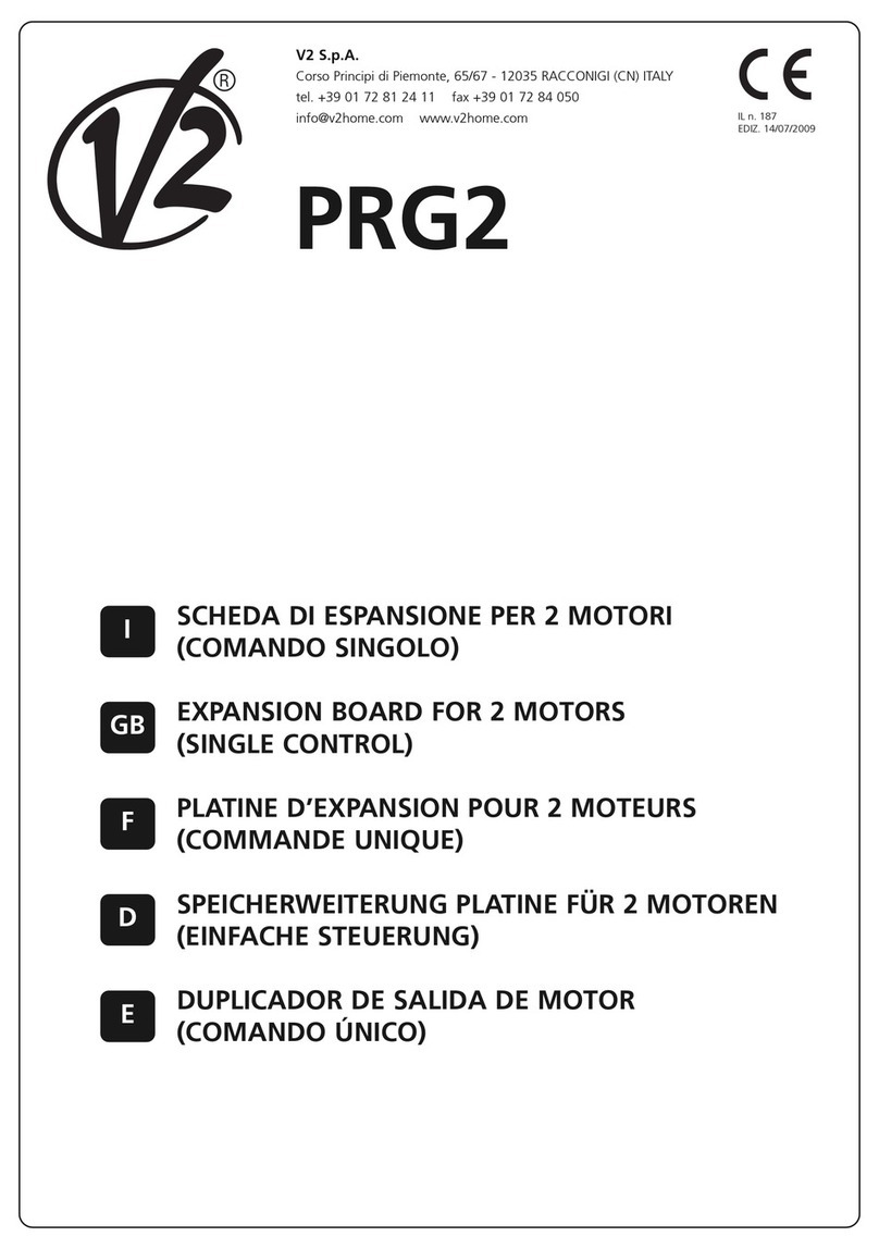 V2 PRG2 User manual