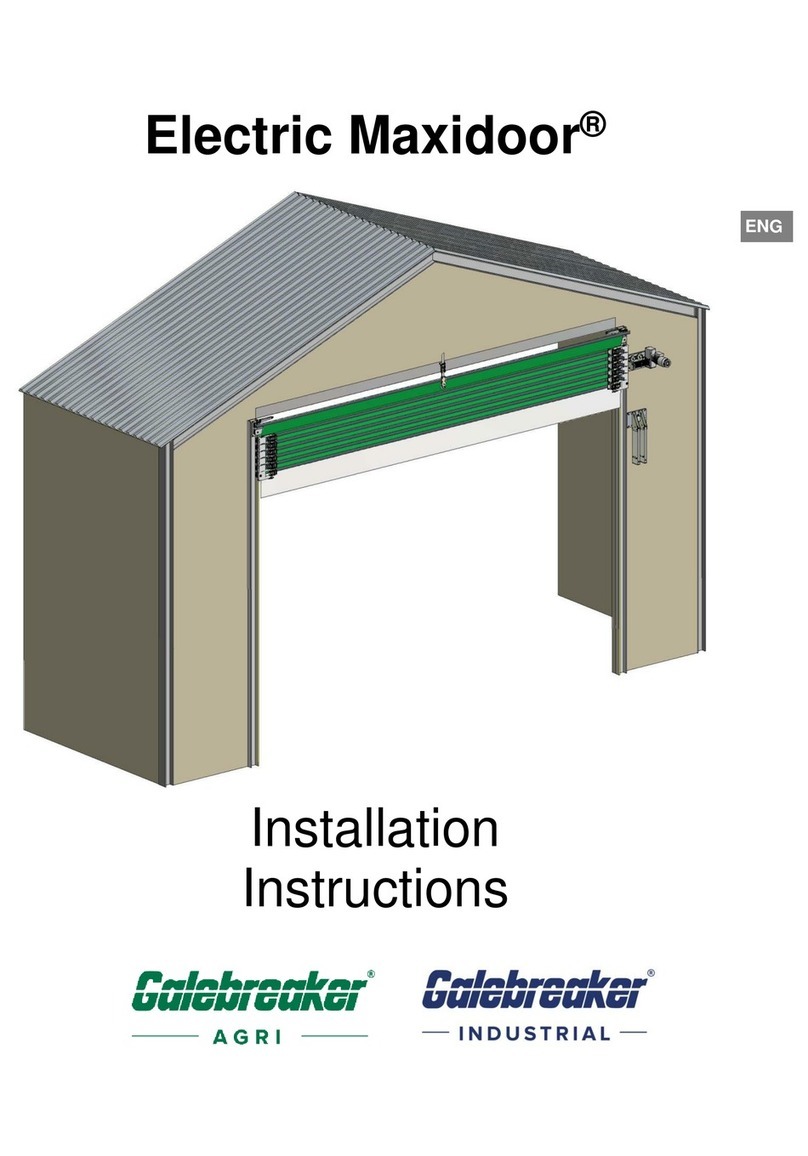 Galebreaker Electric Maxidoor installation instructions