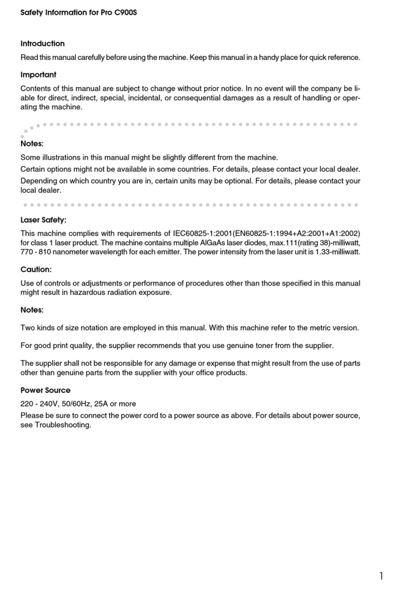 Ricoh Pro C900s Original instructions