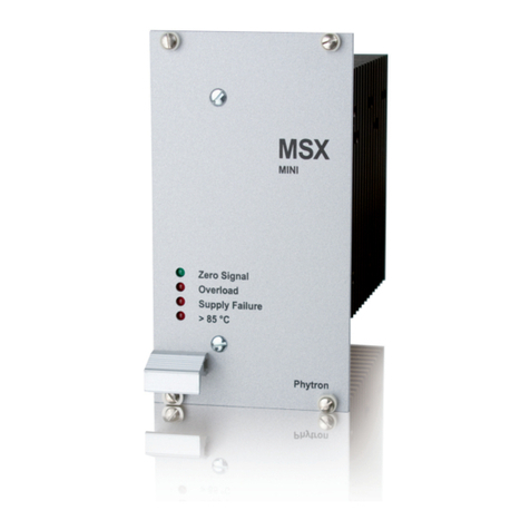 phytron MSX MINI User manual