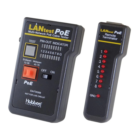 Hobbes LANtest PoE user manual