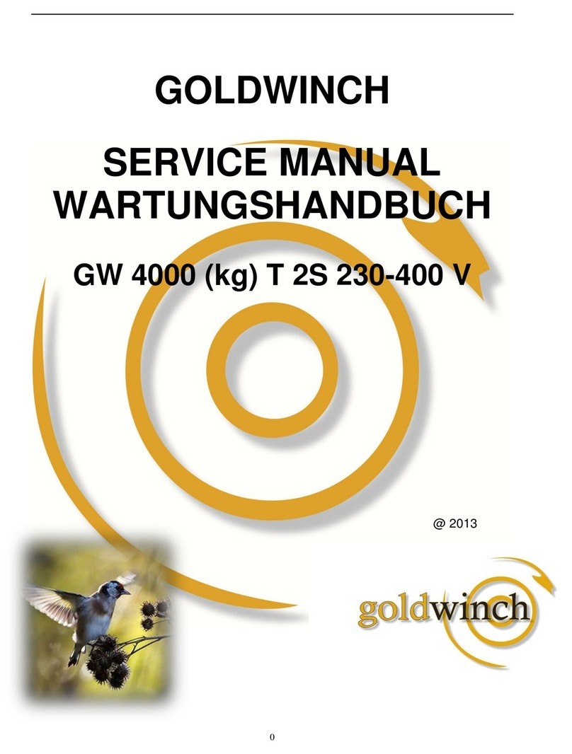 goldwinch GW 4000 T 2S Service manual