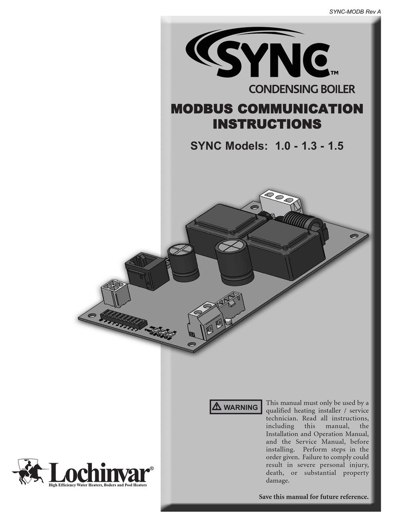 Lochinvar SYNC SB 1000 User manual