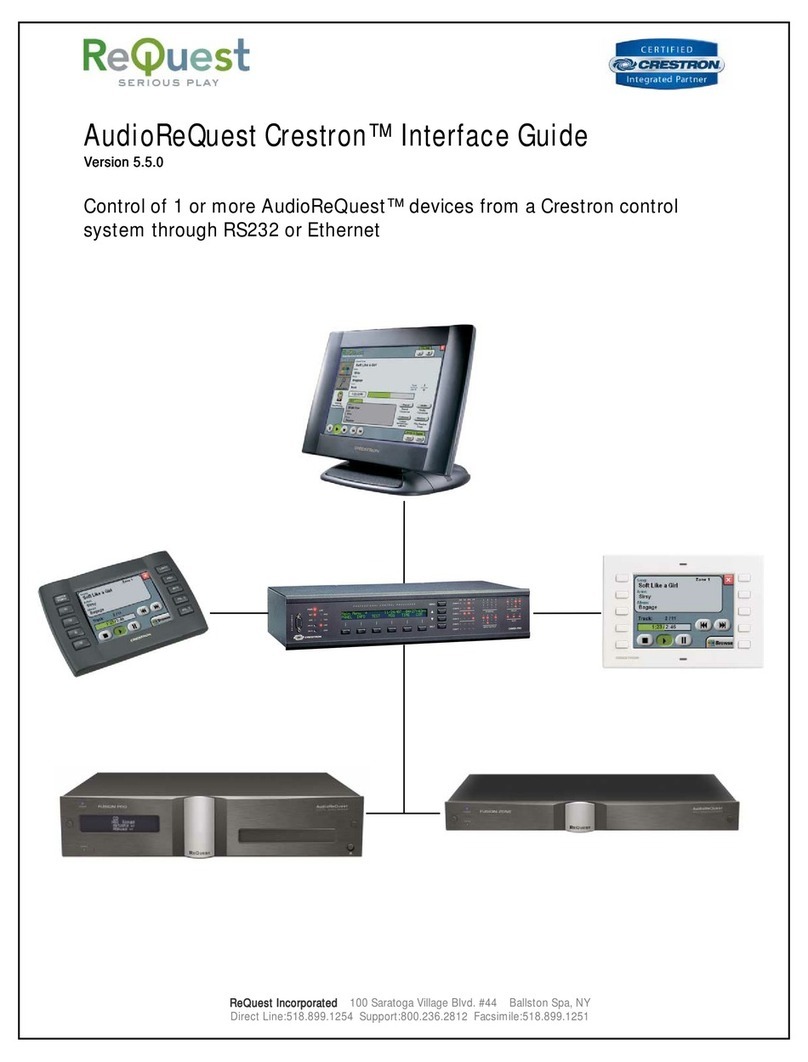 Request AudioReQuest Interface guide