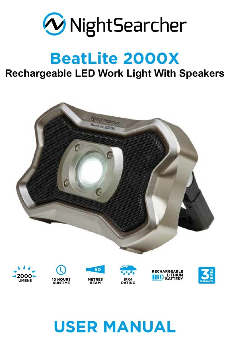 NightSearcher BeatLite 2000X User manual