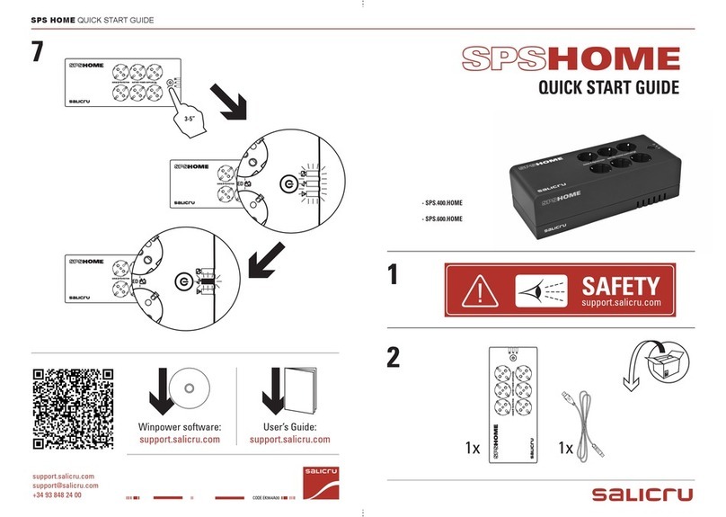 Salicru SPS HOME quick start guide