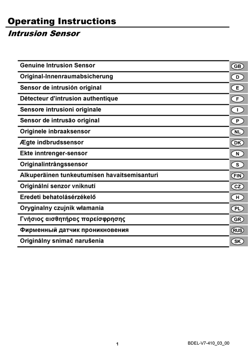 Mazda BDEL-V7-410 operating instructions