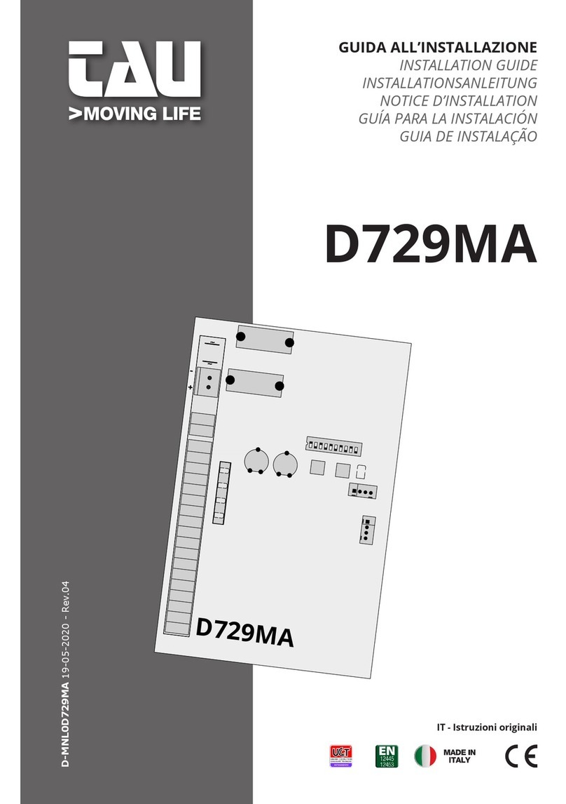 tau D729MA User manual