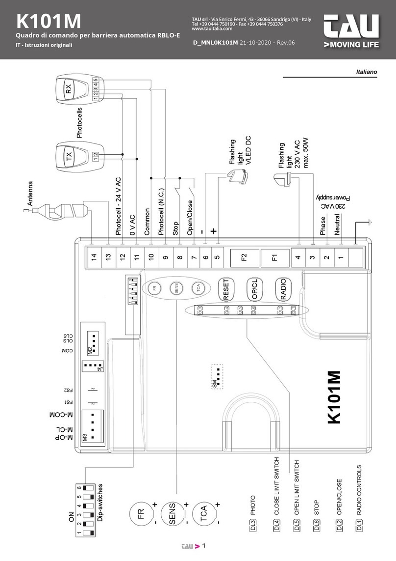tau K101M Setup guide