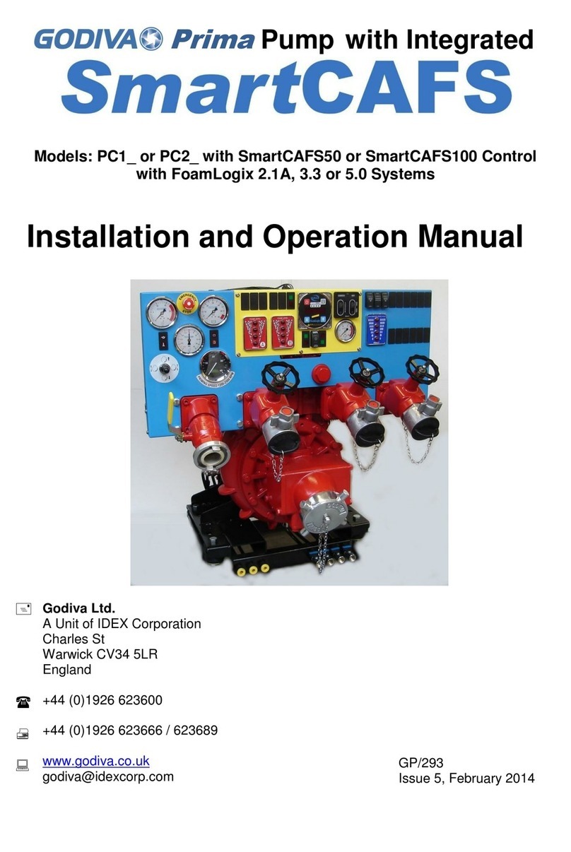 Godiva Prima PC1 Installation and operation manual Godiva Prima PC1 Installation and operation manual