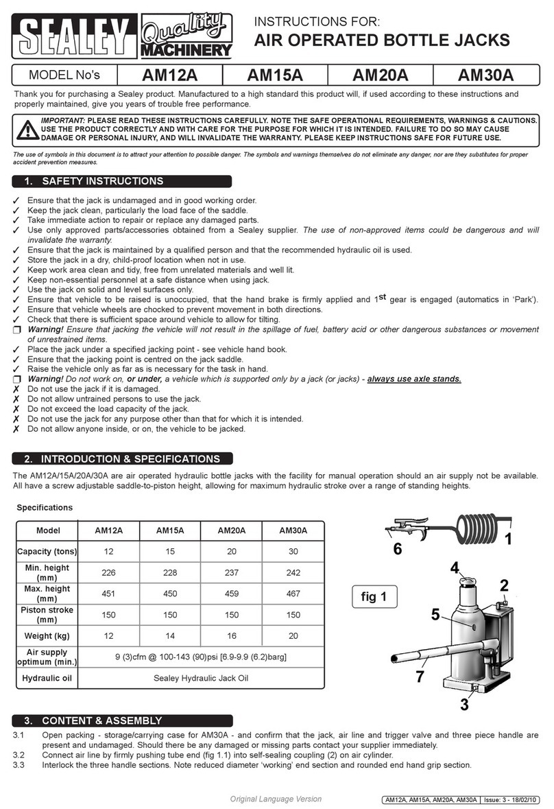 Sealey AM12A User manual