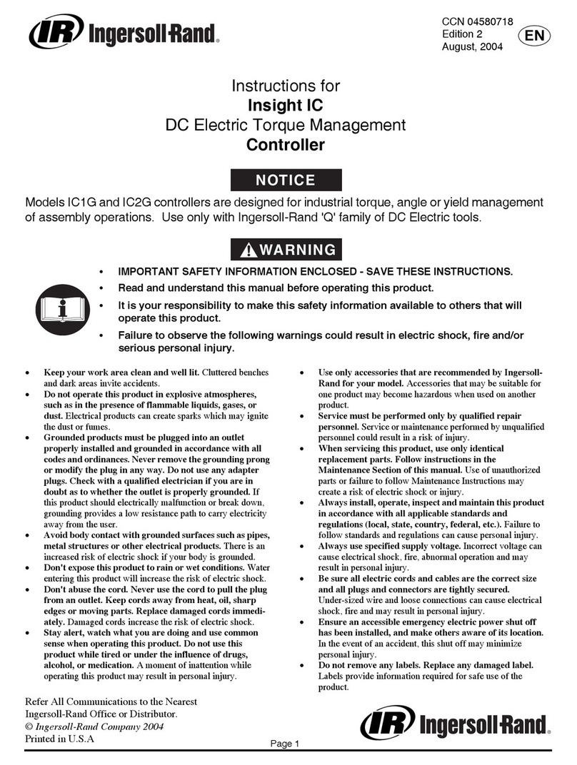 Ingersoll-Rand Insight IC Series User manual Ingersoll-Rand Insight IC Series User manual