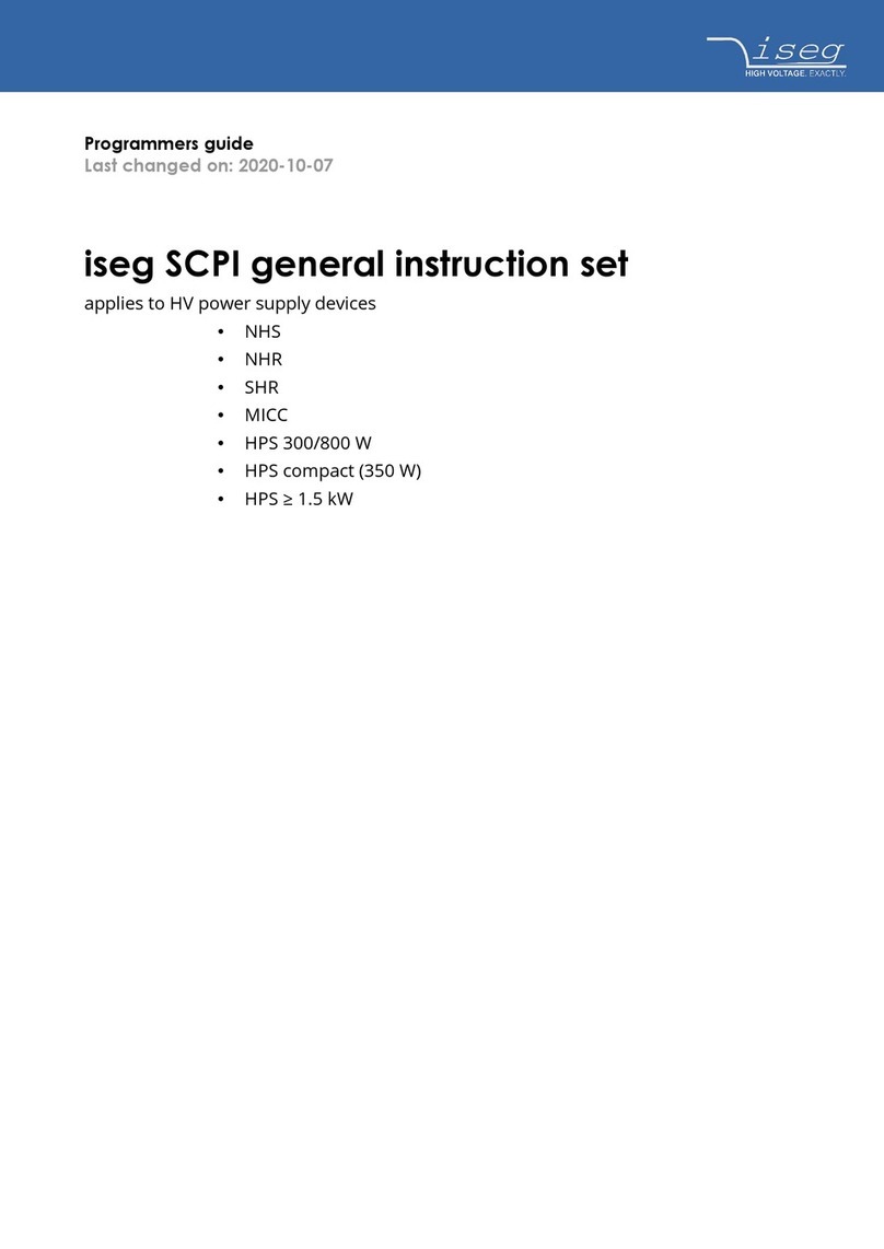 iseg NHS Series Programmer's guide