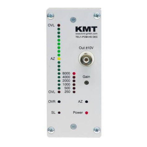 KMT TEL1-PCM-HS-BATT user manual