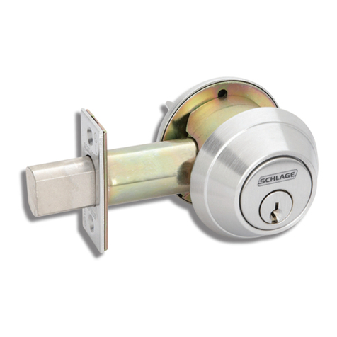 Allegion Schlage DEADBOLT User manual