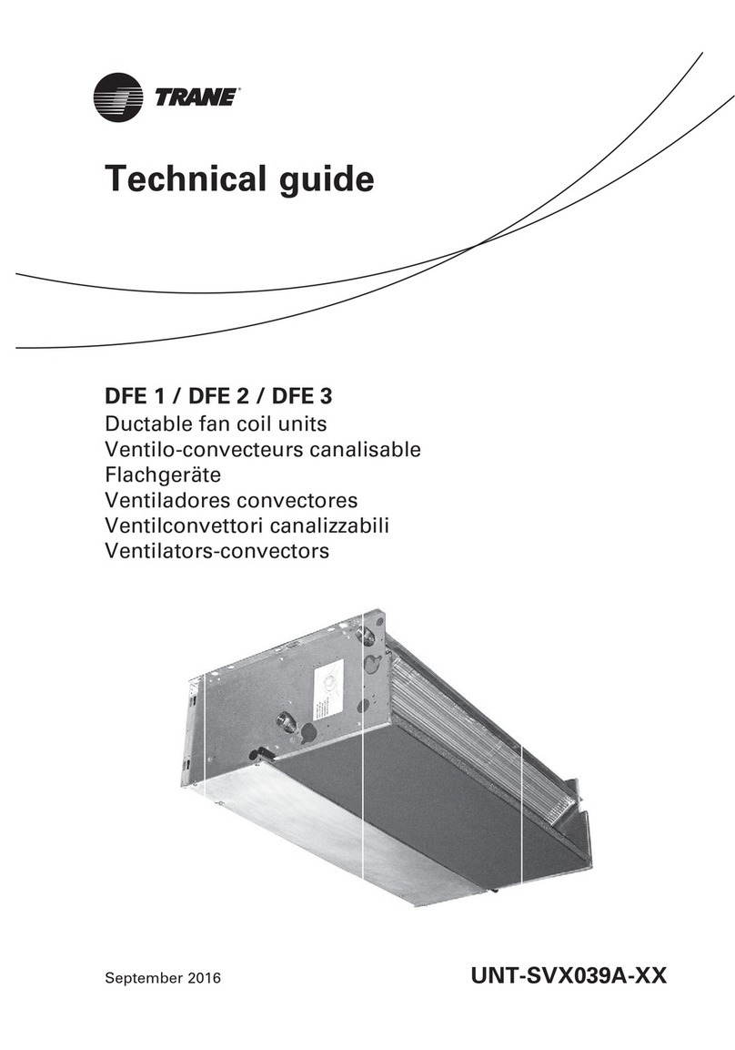 Ingersoll-Rand Trane UniTrane DFE 1 Technical guide Ingersoll-Rand Trane UniTrane DFE 1 Technical guide