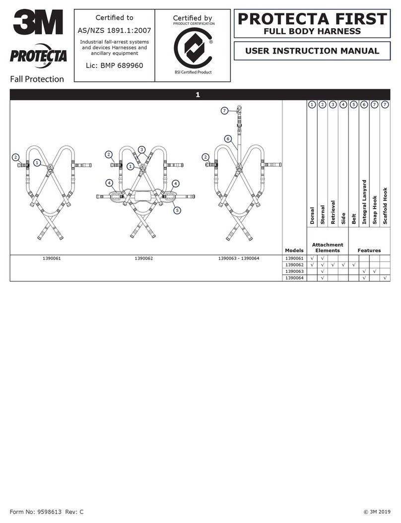 3M Protecta first User instruction manual