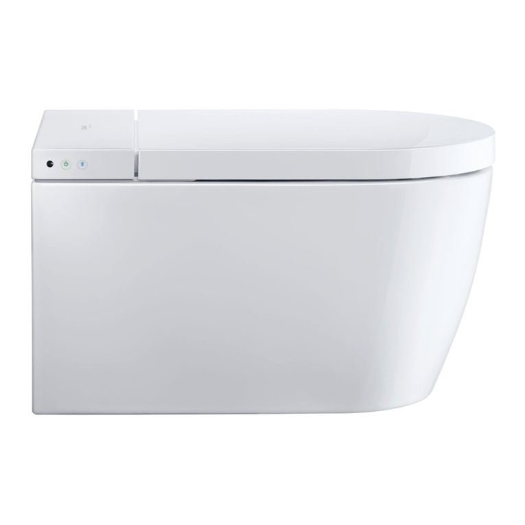 DURAVIT SensoWash Starck f Mounting instructions