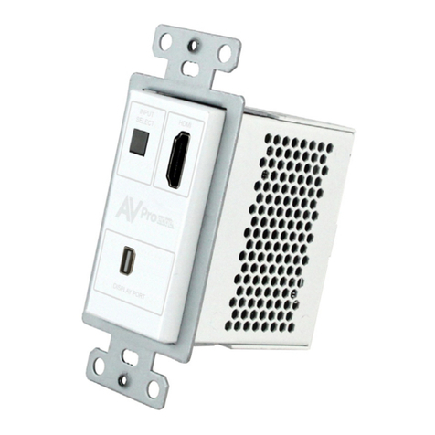 AVPro Edge AC-CXWP-MDP-T User manual AVPro Edge AC-CXWP-MDP-T User manual