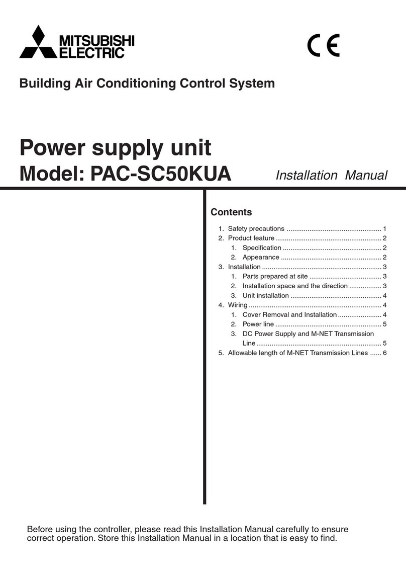 Mitsubishi Electric PAC-SC50KUA User manual