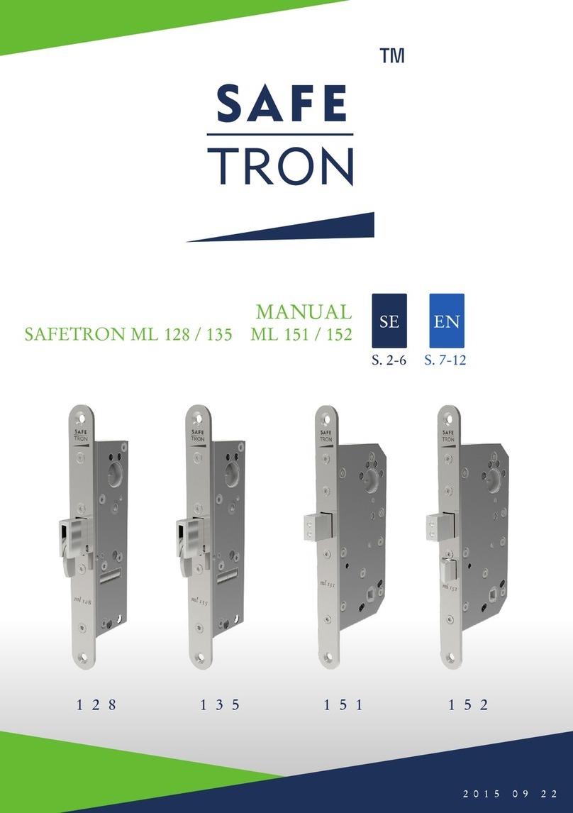 SAFE TRON ML 128 manual