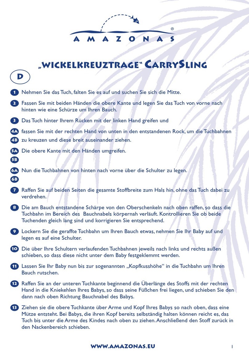 AMAZONAS WRAP CROSS CARRY User manual