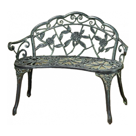 Gainsborough Curved Rose Design Bench H252 Instructions for use Gainsborough Curved Rose Design Bench H252 Instructions for use