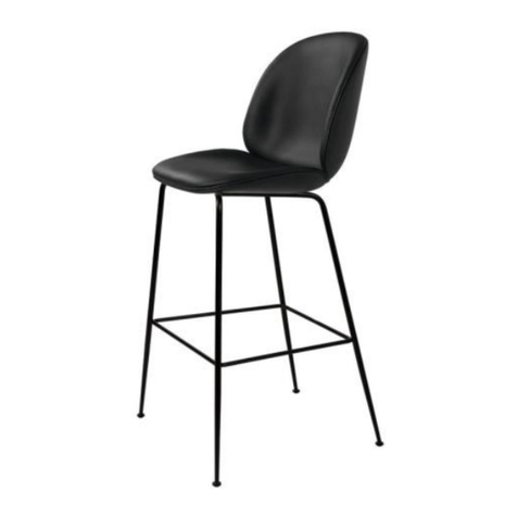 GUBI Beetle Dining Chair Assembly instruction