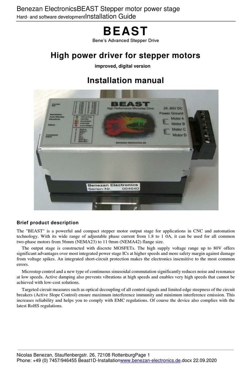 Benezan Electronics BEAST installation manual