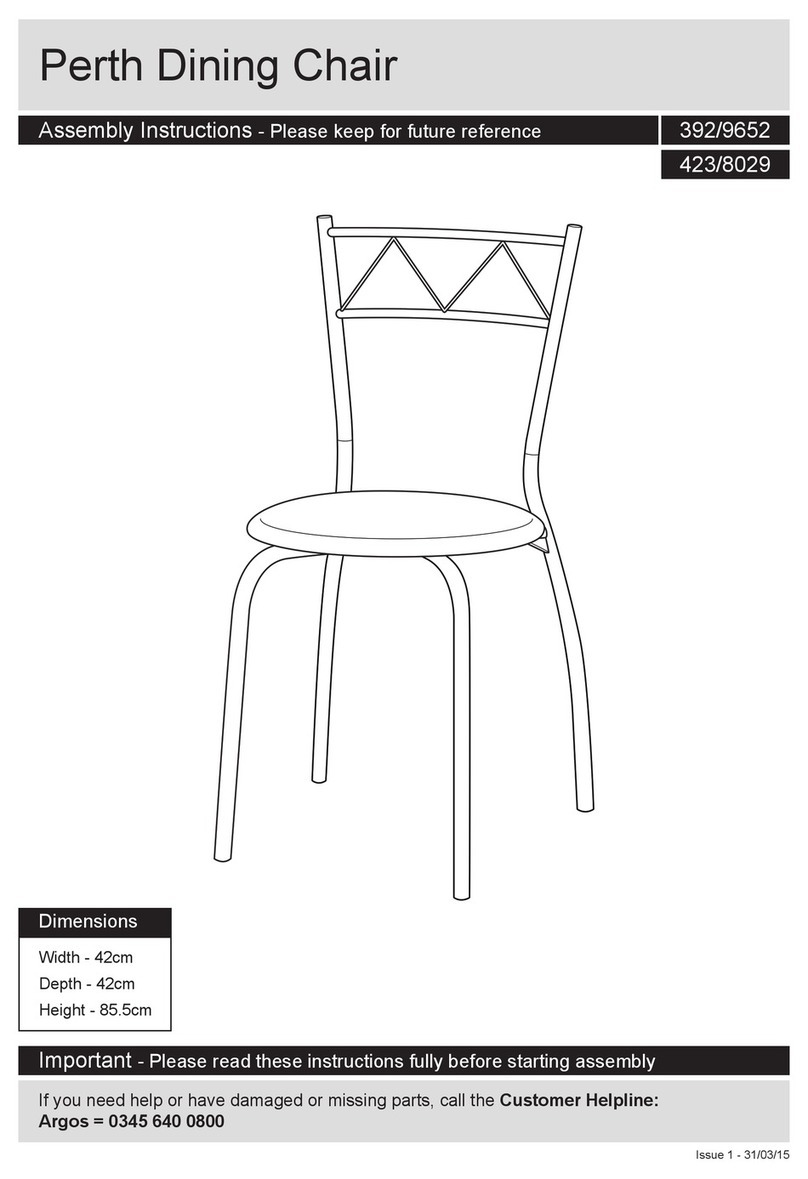 Argos Perth 392/9652 Assembly instructions Argos Perth 392/9652 Assembly instructions