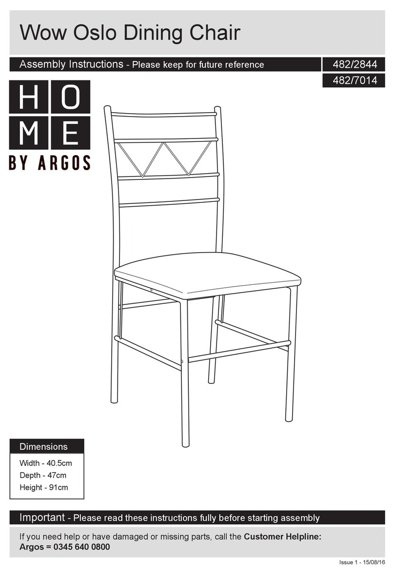 Argos Home Wow Oslo 482/2844 Assembly instructions Argos Home Wow Oslo 482/2844 Assembly instructions